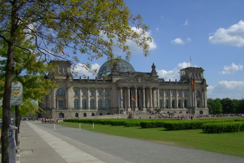 ベルリン：国会議事堂、議事堂、キューポラ、政府ツアー