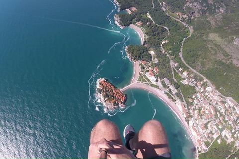 Parapente Montenegro: Excursión aérea a Sveti Stefan