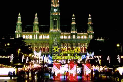 Viena: excursão a pé de 2,5 horas nos mercados de Natal