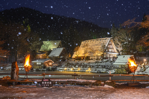Hida: Snow Playground & Illuminated Gassho Village Day Trip