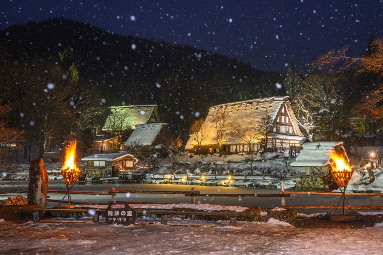 Hida: Snow Playground & Illuminated Gassho Village Day Trip