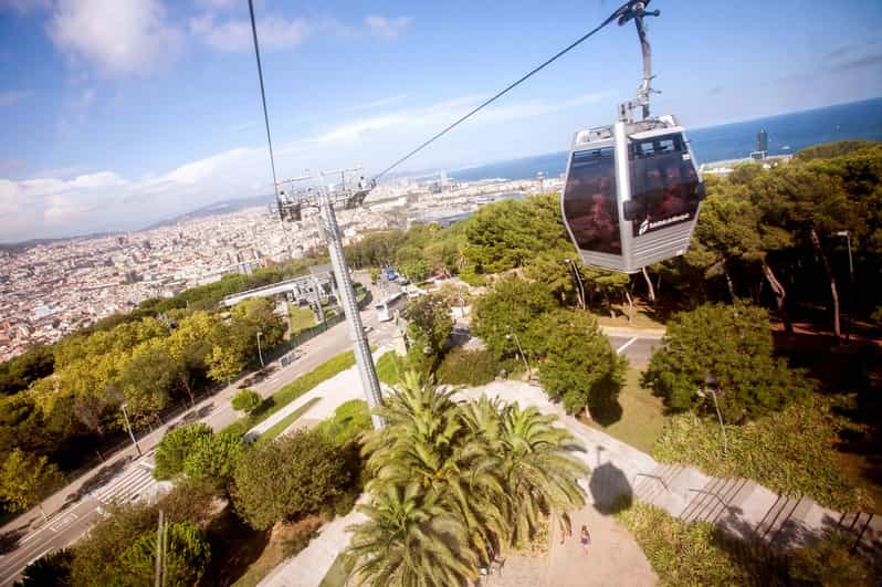 Barcelona: Montjuïc Cable Car oda-vissza jegyet