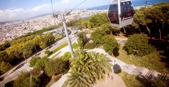Barcelona: Montjuïc Cable Car Roundtrip Ticket