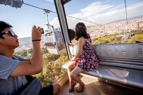 Barcelona: Bilhete de Ida e Volta Teleférico de Montjuïc