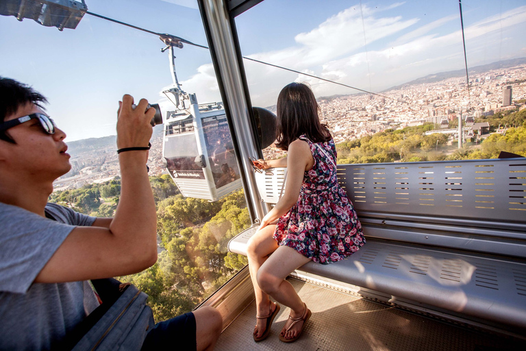 Barcelona: retourticket Montjuïc-kabelbaan