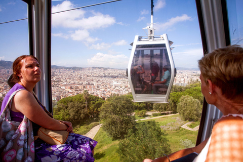 Barcelona: retourticket Montjuïc-kabelbaan