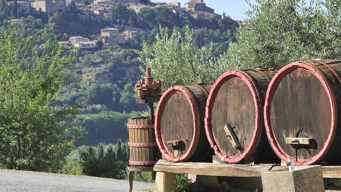 montepulciano et pienza dégustation de vins