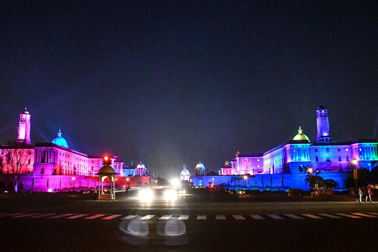 Delhi : visite guidée de la ville de Delhi en soiréeVisite avec droits d'entrée