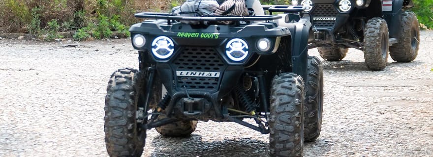 Magaluf : excursion en quad dans les montagnes, visite des grottes, des criques et des falaises