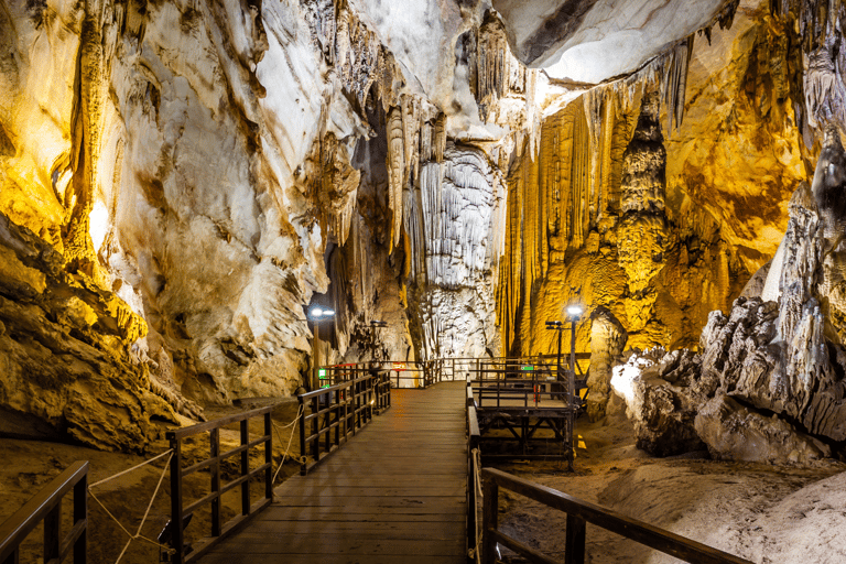 Phong Nha Cave & Paradise Cave: Guided Tour Boat & Explore Group Tour with Drop-Off in Hue