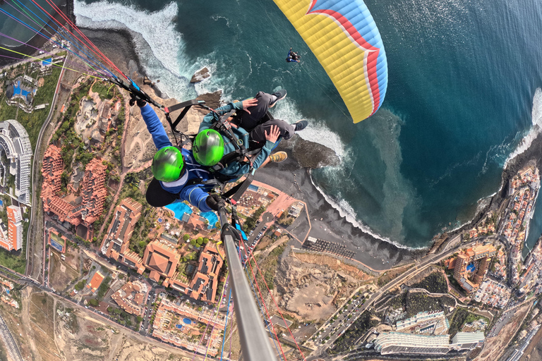 Costa Adeje - Parapente biplaza desde 800 m - servicio de recogida gratuito