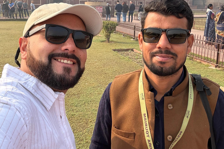 From Delhi: Taj Mahal & Agra Day Trip with Multiple Options Private Tour with Car, Driver, Tour Guide and Entry Tickets