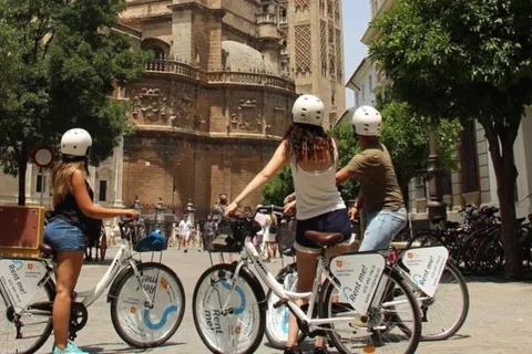 Fietstour door de stad Sevilla: Top monumenten in Sevilla