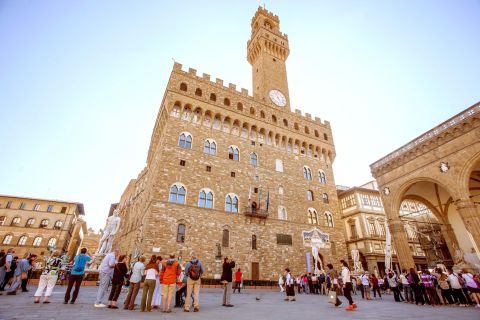 Florence by Land & Water: Walking Tour and Arno river E-Boat