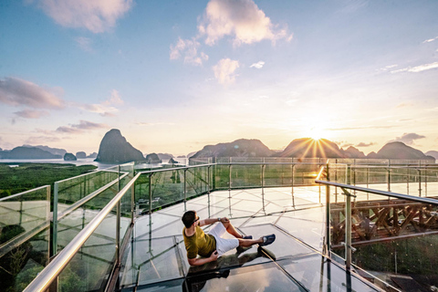 Phang Nga Bay Skywalk w Samet Nangshe z prywatnym transferem