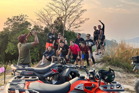 Desde Phuket: Rutas panorámicas en quad con vistas a Karon y Patong1,5 horas en coche