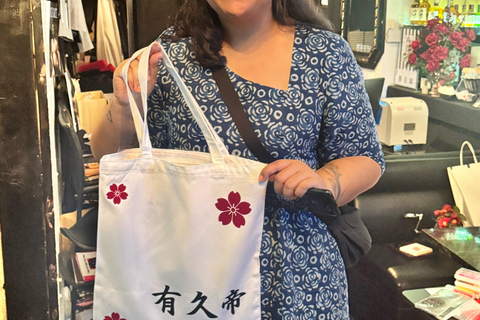 Tokyo: Name Seal & Pouch or Tote Bag Making Experience Tokyo: Custom-made seal and pouch (hiragana)