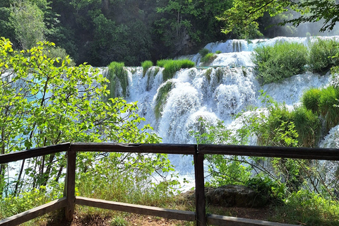 Private Krka falls tour from Split with Wine Tasting & Lunch Standard Option