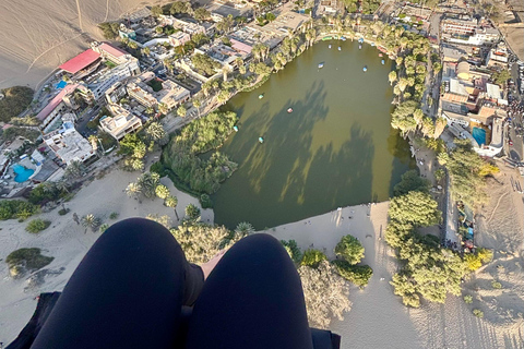 Huacachina: Paragliding over the Peruvian desert
