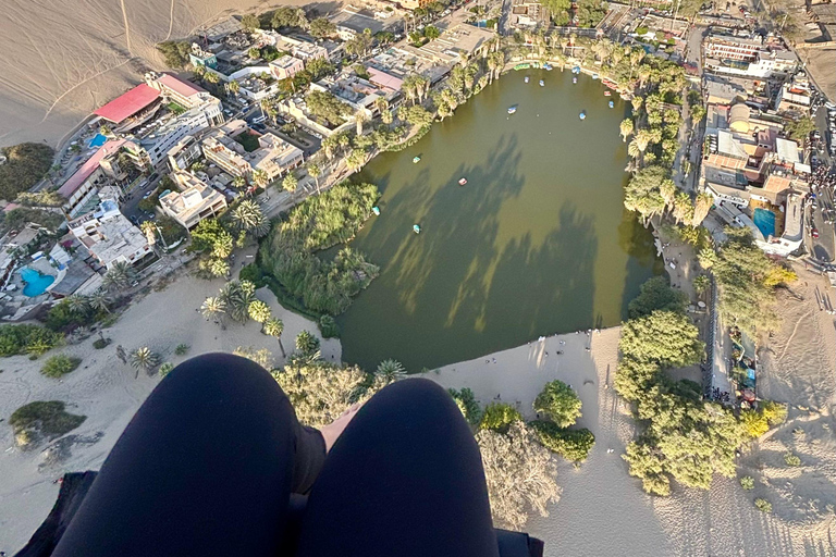 Huacachina: Paragliding over the Peruvian desert