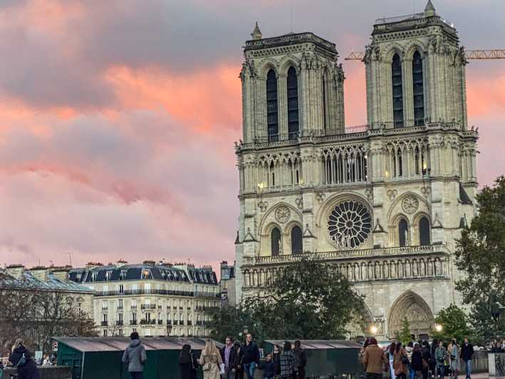 Paris: Notre Dame utendørs spasertur med adgang til krypten
