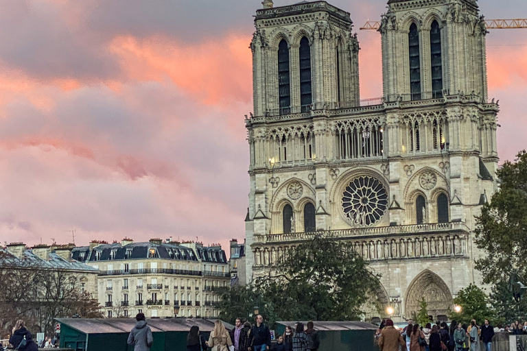 Paryż: Wycieczka piesza Notre Dame z wejściem do kryptyNotre Dame Outdoor Walking Tour z wejściem do krypty w języku hiszpańskim