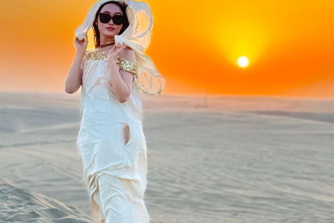 Desert Safari Qatar Camel Sandbording sunrise/sunset tour