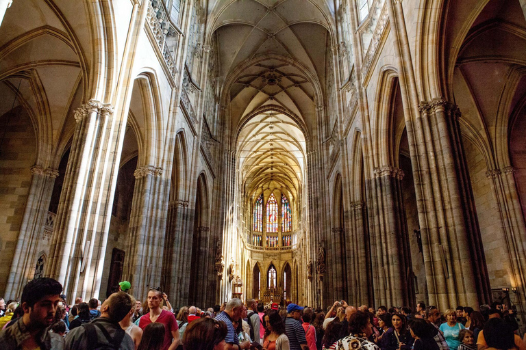 Praga: tour di un giorno con crociera fluviale e pranzo