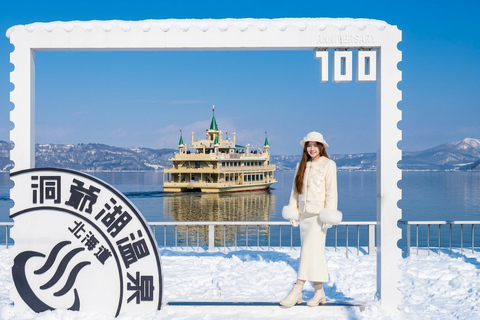 Hokkaid: Lake Shikotsu Ice Festival & Lake Toya Day Trip