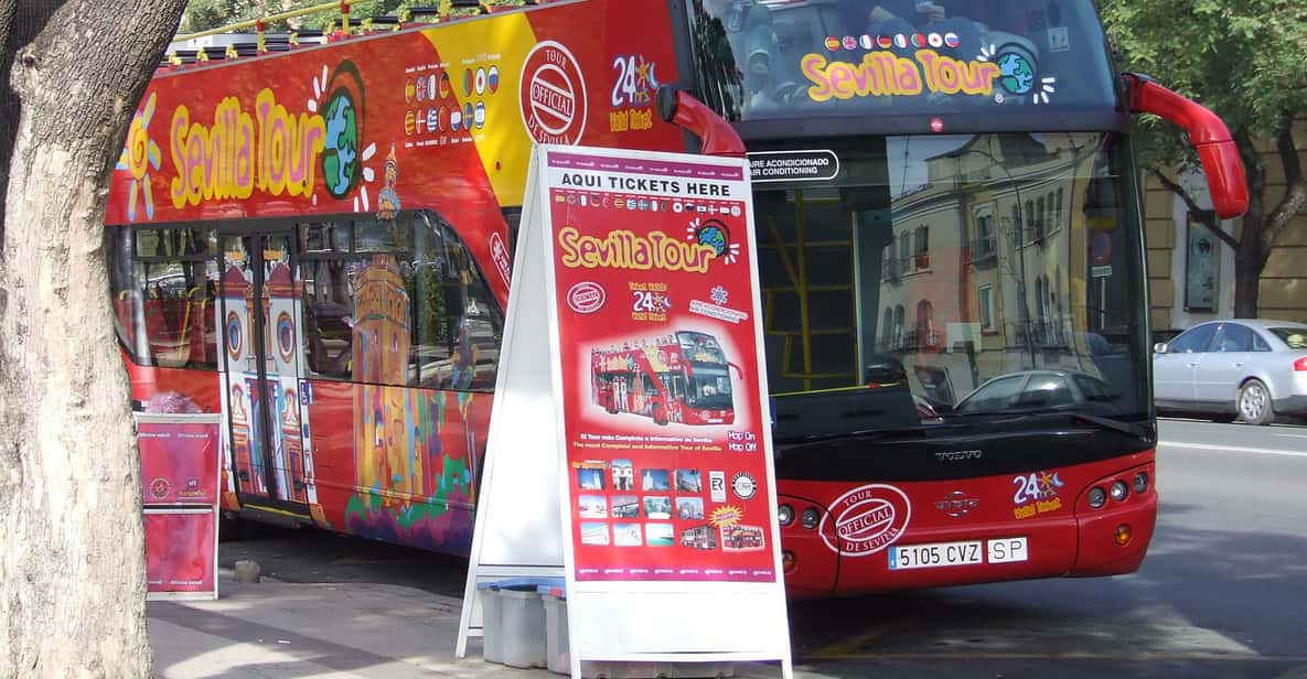 Seville: 24-Hour Hop-On Hop-Off Bus Ticket