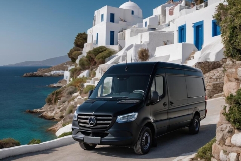 Privé transfer: Mykonos Haven naar je Villa met minibus