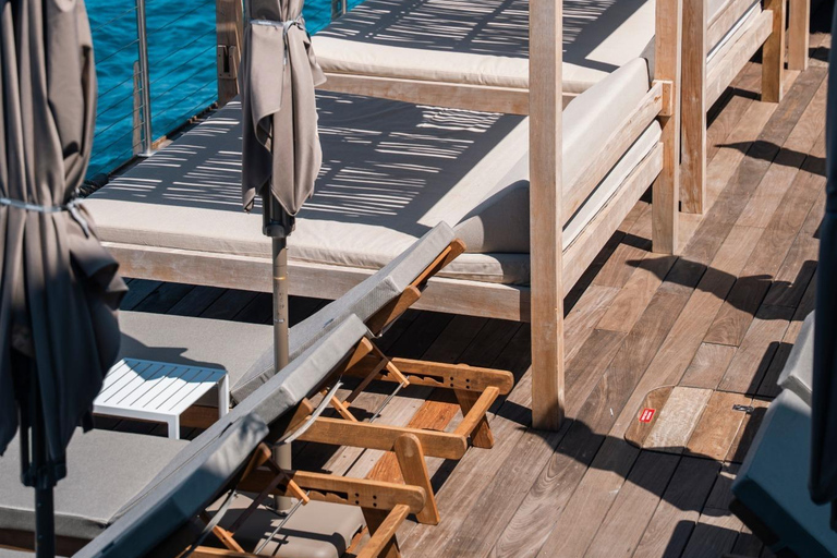 Noma Island Beach Club Experience with Boat Transfers Sunbed for 1 person