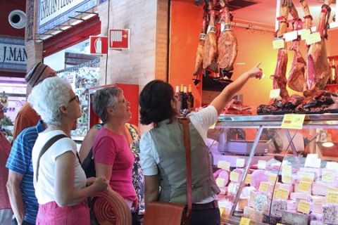 Sevilla: Spaanse kookcursus van 3,5 uur en rondleiding door de Triana-markt