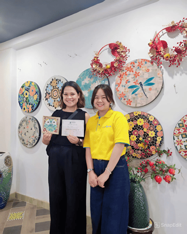 Hanoi: Bat Trang Pottery Village Mosaic Workshop