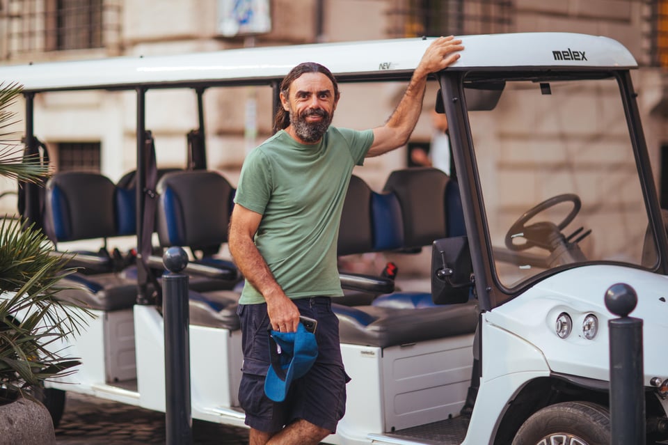 Rom: Abendtour mit Golfwagen, Getränken und Aperitivo Rom: Abendtour mit ...