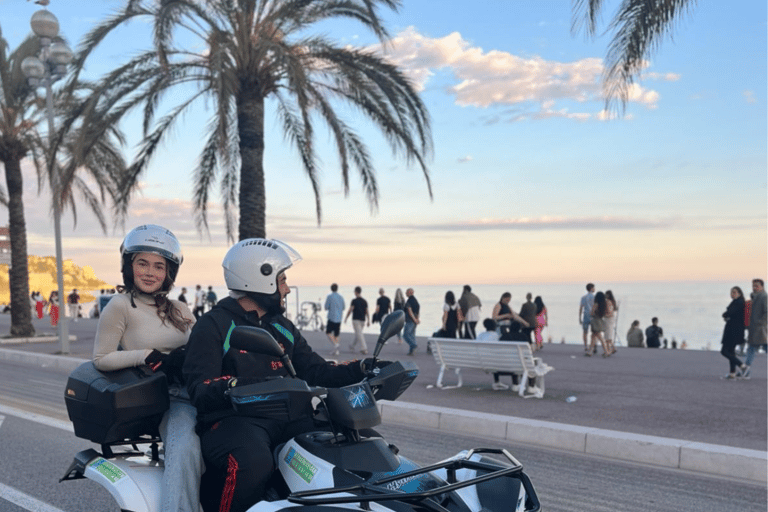 NICE BY ELECTRIC QUAD:panoramic tour from Nice with snack