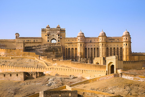 Jaipur: Personalized Full-Day City Tour by Car with Options Tour with Ac car, Driver, Tour Guide, Monuments Tickets