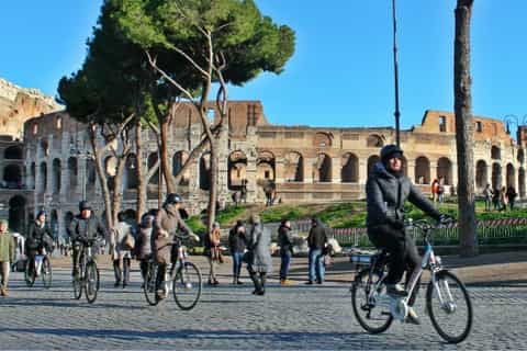 excursão de 3 horas à roma antiga de bicicleta elétrica