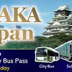 Osaka: Pass per metro e autobus di 1 o 2 giorni (Digital Pass)