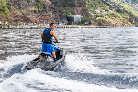 Madeira: Alquiler de moto acuática en Calheta con tour guiado opcional