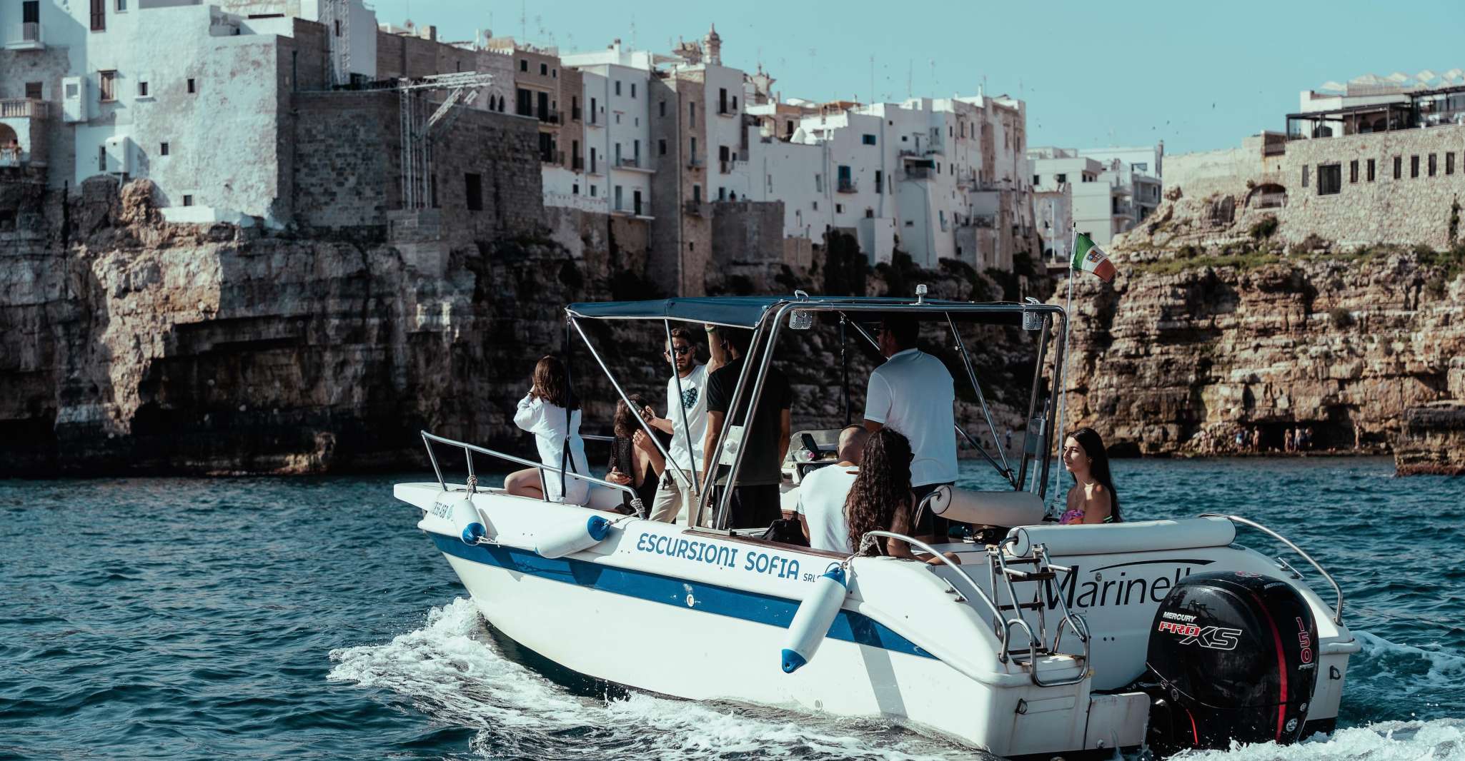 Polignano a Mare, Speedboat Cruise to Caves with Aperitif - Housity