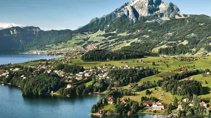 mt. pilatus and mt. titlis 2day tour from zurich