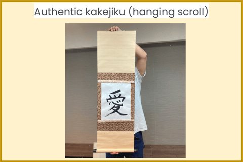 Tokyo: Calligraphy and Kakejiku (Hanging Scroll) Workshop Calligraphy/Painting) and Simple Magnetic Tapestry