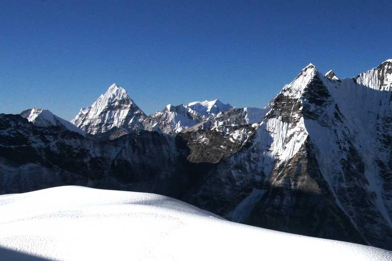 19 dagars vandring från Lobuche East Peak till Everest Base Camp