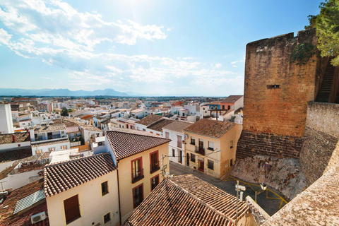From Valencia: Dénia Castle, Beach & Skulls Cave Day Trip Day trip with Pickup at Torres de Serranos