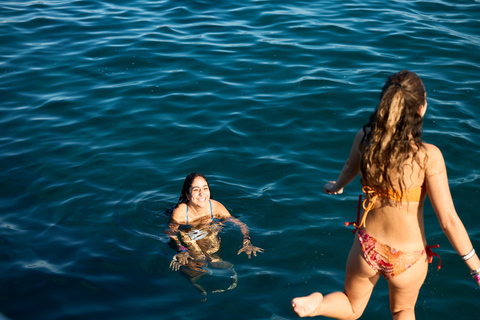 Ibiza: Formentera Boat Trip with Food, Drinks, & Bike Tour All- Inclusive Boat&Bike Tour in Formentera I Origin Edition