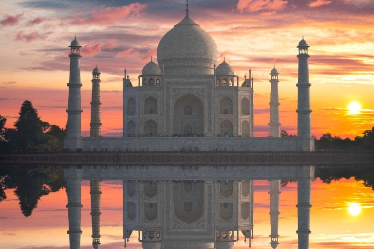 Von Delhi: Taj Mahal und Agra Fort Ganztagesausflug mit dem AutoAll-Inclusive-Tour