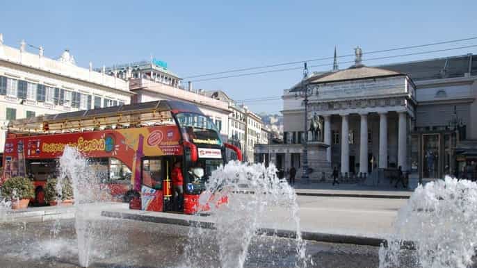genoa hopon hopoff tour 24 or 48hour ticket