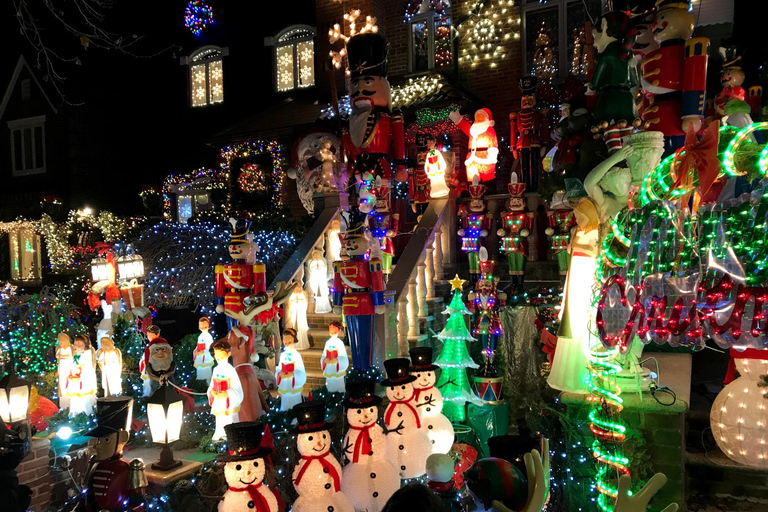 NYC : Visite des lumières de Noël de Dyker Heights avec chocolat chaud