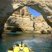 Côte de l'Algarve : grottes et observation de dauphins